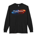Dayrox Logo Long Sleeve T-Shirt — Retro Neon Sci‑Fi Gamer Tee