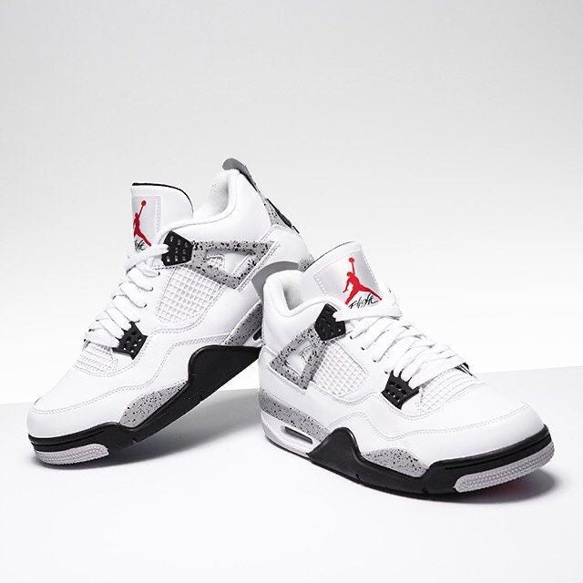 Jordan 4 Retro White Cement