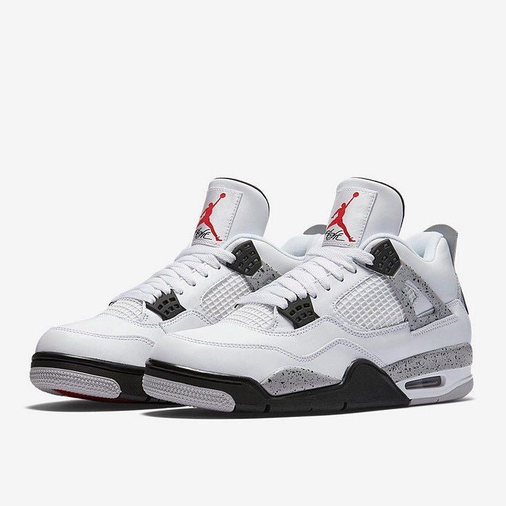 Jordan 4 Retro White Cement